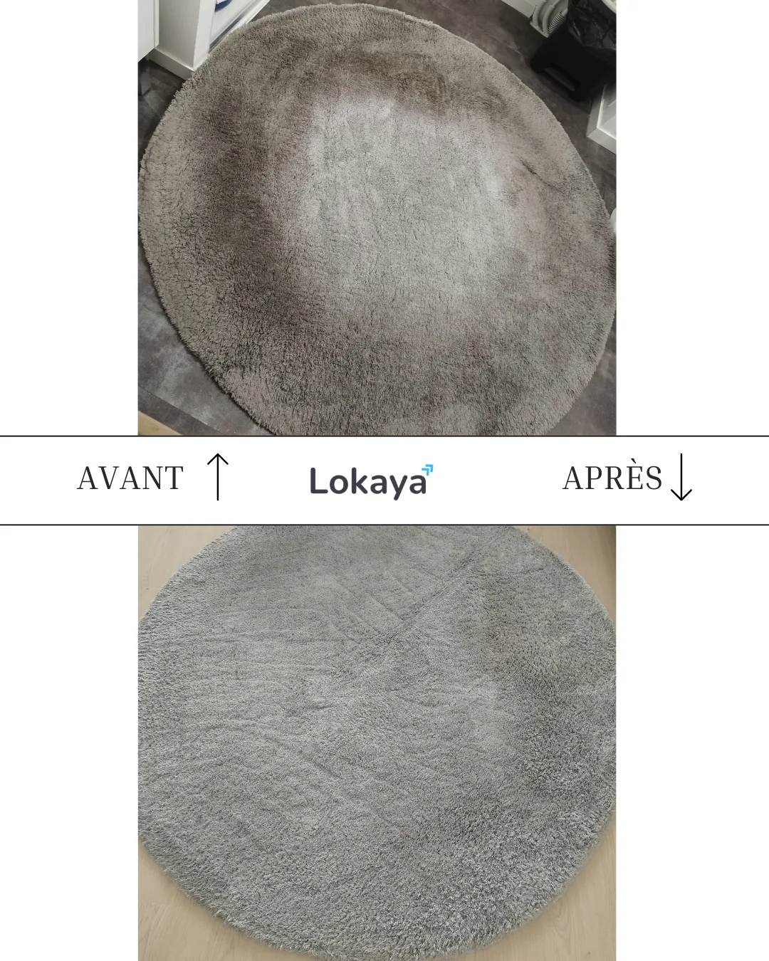 Nettoyage professionnel tapis Saint-Amand-les-Eaux avant/après